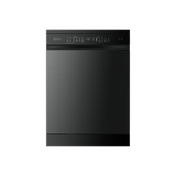 Hisense 60cm 16 Place Setting Freestanding Dishwasher Black Steel HSAP16FB