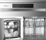 Hisense 60cm 15 Place Setting Freestanding Dishwasher Silver HSBE15FS