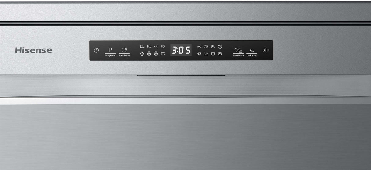Hisense 60cm Freestanding Dishwasher Stainless Steel HSCE14FS