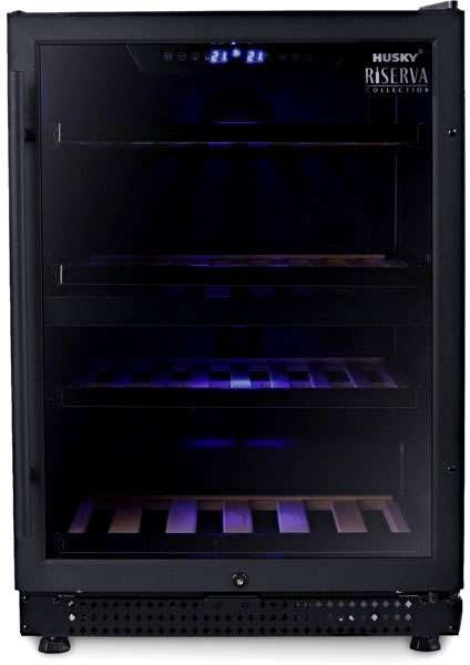 Husky 154L Dual Zone Wine Fridge HUSWS54DMBZY | Greater Sydney Only