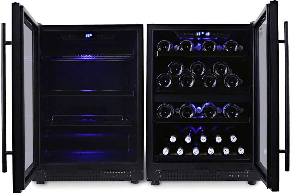 Husky 154L Dual Zone Wine Fridge HUSWS54DMBZY | Greater Sydney Only