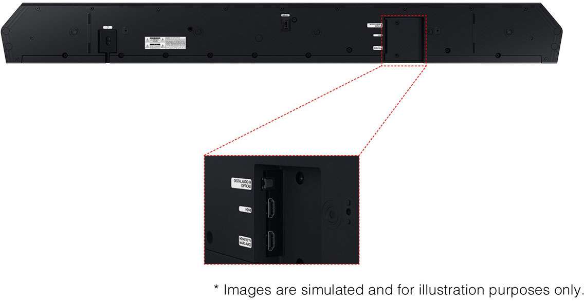 Samsung 3.1.2 Channel Q-Series Soundbar & Wireless Subwoofer HW-Q600H/XY