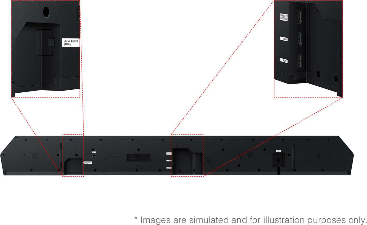 Samsung 11.1.4 Channel Q-Series Soundbar & Wireless Subwoofer HW-Q990H/XY