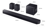 Samsung 11.1.4 Channel Q-Series Soundbar & Wireless Subwoofer HW-Q990H/XY