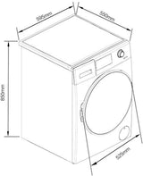 Haier 8kg/4kg Dryer & Washer Combo HWD8040BW1 | Greater Sydney Only