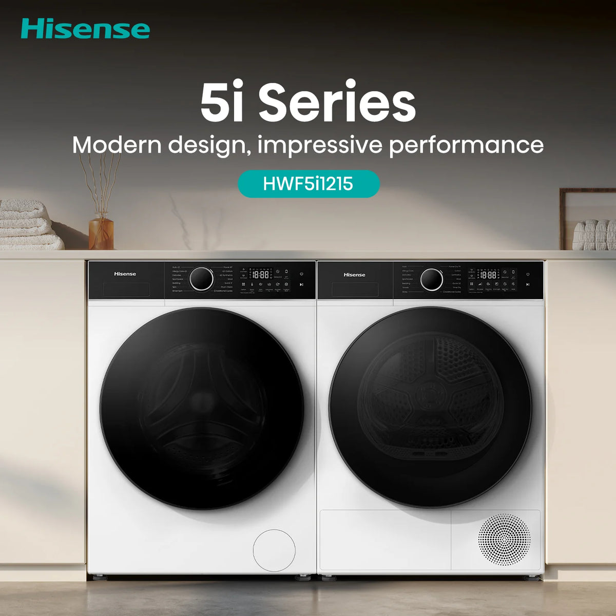 Hisense 12kg Front Load Washing Machine HWF5I1215 | Greater Sydney Only