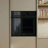 Haier 60cm 500 Series 12 Function Pyrolytic Built-in Oven Black HWO60S12EPB5