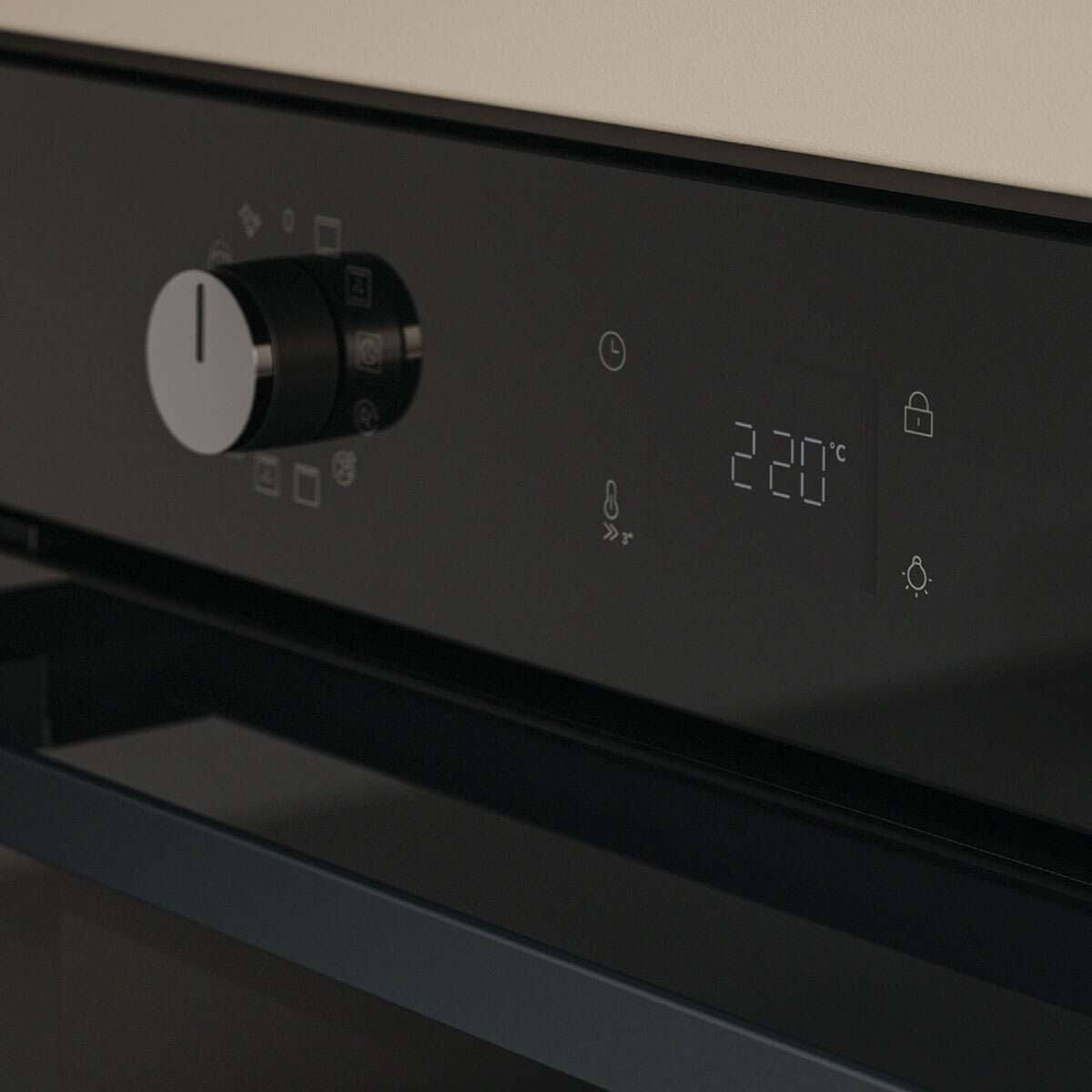 Haier 60cm 500 Series 12 Function Pyrolytic Built-in Oven Black HWO60S12EPB5