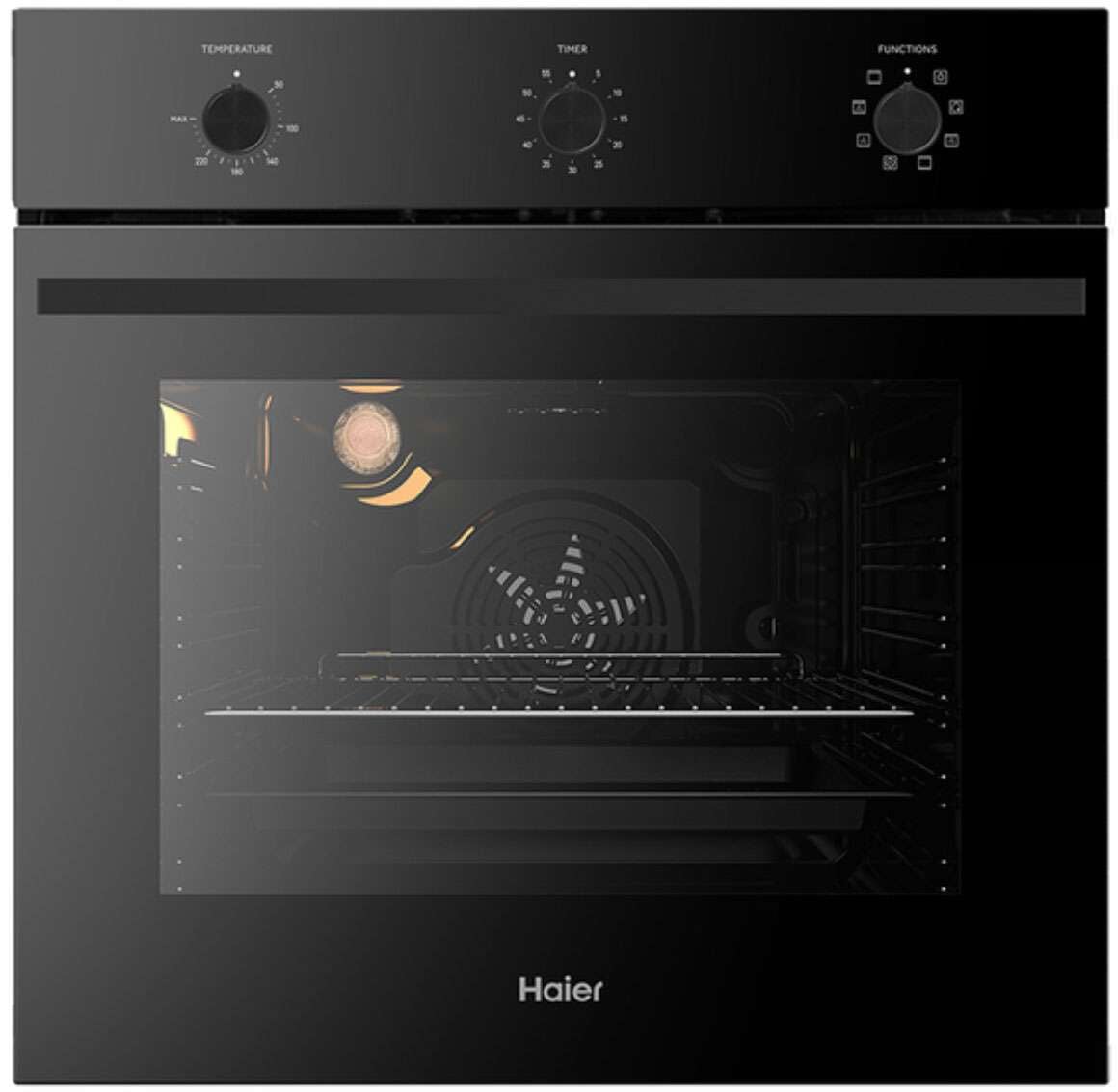 Haier 60cm 300 Series 7 Functions Built-in Oven HWO60S7MB3