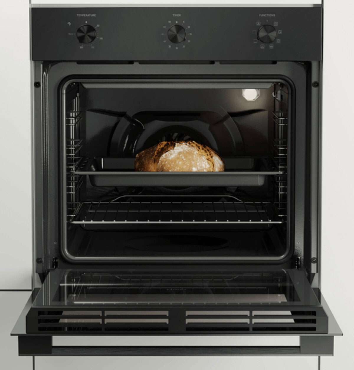 Haier 60cm 300 Series 7 Functions Built-in Oven HWO60S7MB3