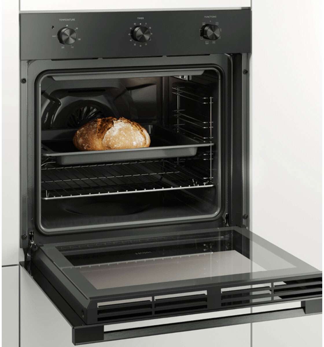 Haier 60cm 300 Series 7 Functions Built-in Oven HWO60S7MB3