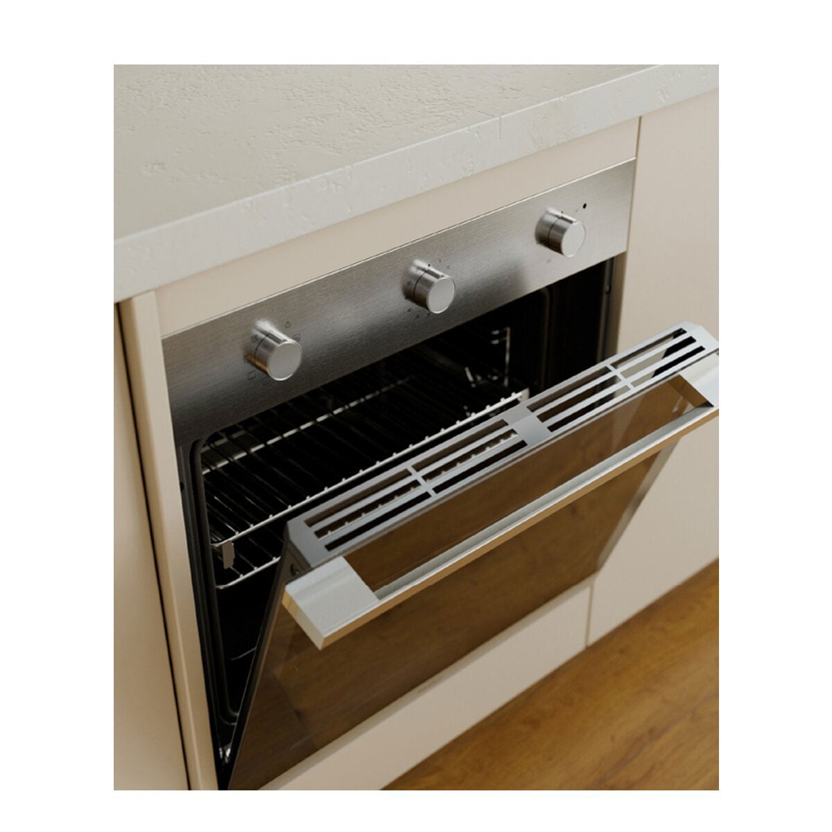 Haier 60cm 300 Series 7 Function Built-in Oven with Stainless Steel HWO60S7MX6