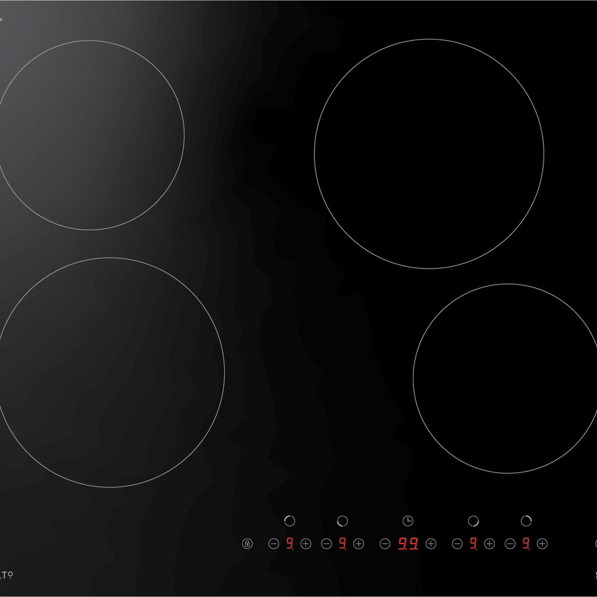 Inalto 60cm Black Ceramic Glass Electric Cooktop ICC604T2| Powerland ...