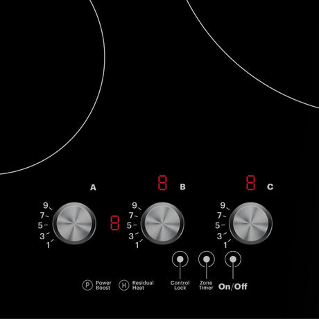 Inalto 60cm 3 Zone Induction Cooktop ICI603K.1
