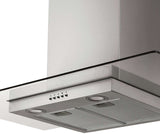 Inalto 90cm Flat Glass Canopy Rangehood IRGF90S