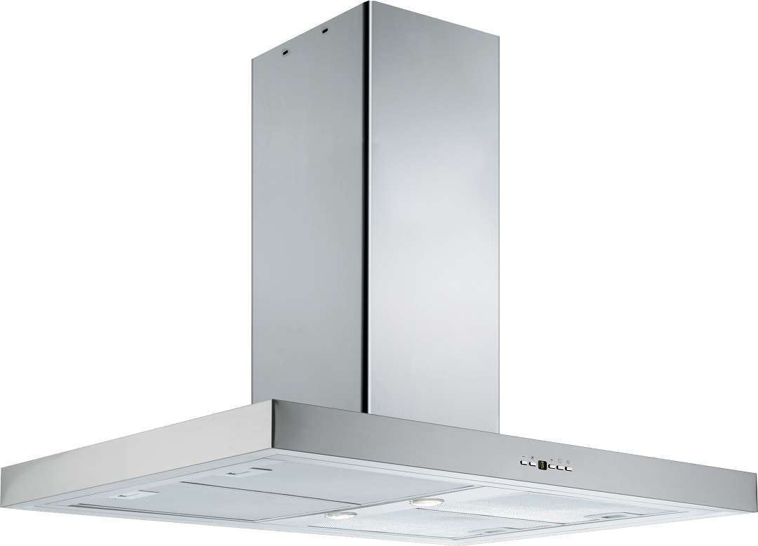 Schweigen 90cm Silent 900m3/hr Stainless Steel Light Island Rangehood IS4110ST