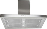 Schweigen 90cm Silent 3200m3/hr Stainless Steel Light Island Rangehood IS4110SE