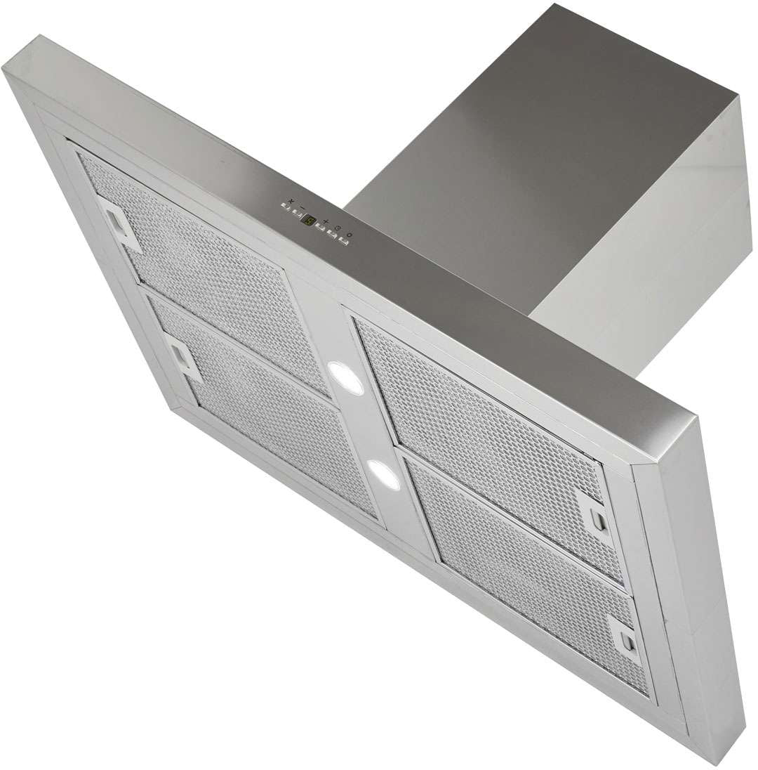 Schweigen 90cm Silent 3200m3/hr Stainless Steel Light Island Rangehood IS4110SE