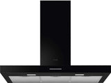 Smeg 90cm Wall Mount Canopy Rangehood Matt Black KBTAU900NE