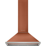 Smeg 90cm Portofino Canopy Rangehood Amber Clay KCU94ACM