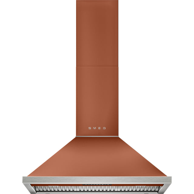 Smeg 90cm Portofino Canopy Rangehood Amber Clay KCU94ACM