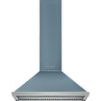 Smeg 90cm Portofino Canopy Rangehood Storm Blue KCU94SBM