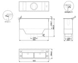 Smeg 90cm Classic Aesthetic Under Cupboard Rangehood KDIAM90AX