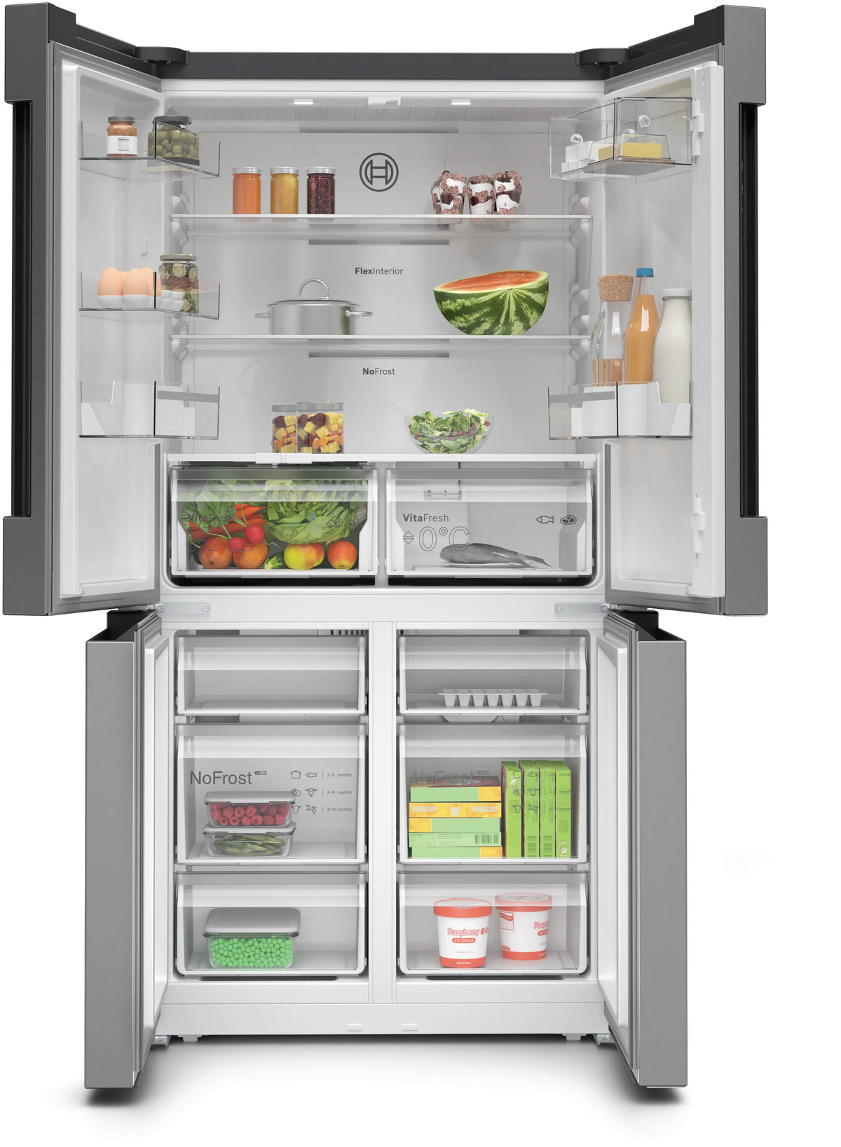Bosch Series 4 605L Quad Door Refrigerator KFN96VPEAA | Greater Sydney Only