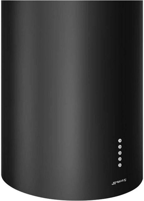 Smeg 37cm Island Canopy Rangehood Black KIR37N2