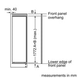 Bosch Series 6 319L Built-In Fridge KIR81AD30A | Greater Sydney Only