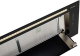 Schweigen 90cm Silent 1600m3/hr Black Glass Undermount Rangehood KLS-9GLASSBLKSP