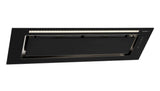 Schweigen 90cm Silent 1600m3/hr Black Glass Undermount Rangehood KLS-9GLASSBLKSP