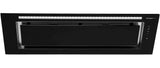 Schweigen 90cm Silent 900m3/hr Black Glass Undermount Rangehood KLS-9GLASSBLKST