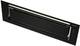 Schweigen 90cm Silent 900m3/hr Black Glass Undermount Rangehood KLS-9GLASSBLKST