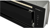 Schweigen 90cm Silent 900m3/hr Black Glass Undermount Rangehood KLS-9GLASSBLKST