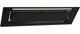 Schweigen 90cm Silent 900m3/hr Black Glass Undermount Rangehood KLS-9GLASSBLKST