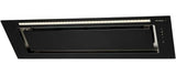 Schweigen 90cm Silent 900m3/hr Black Glass Undermount Rangehood KLS-9GLASSBLKST