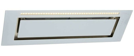 Schweigen 90cm Silent 900m3/hr White Glass Undermount Rangehood KLS-9GLASST