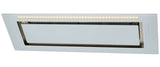 Schweigen 90cm Silent 900m3/hr White Glass Undermount Rangehood KLS-9GLASST