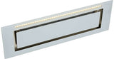 Schweigen 90cm Silent 900m3/hr White Glass Undermount Rangehood KLS-9GLASST