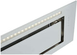 Schweigen 90cm Silent 900m3/hr White Glass Undermount Rangehood KLS-9GLASST