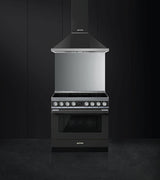 Smeg 90cm Portofino Canopy Rangehood Anthracite KPFA9AN