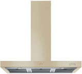 Smeg 110cm Cream Victoria T Shape Canopy Rangehood KSE110AP9