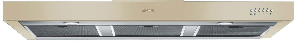 Smeg 110cm Cream Victoria T Shape Canopy Rangehood KSE110AP9