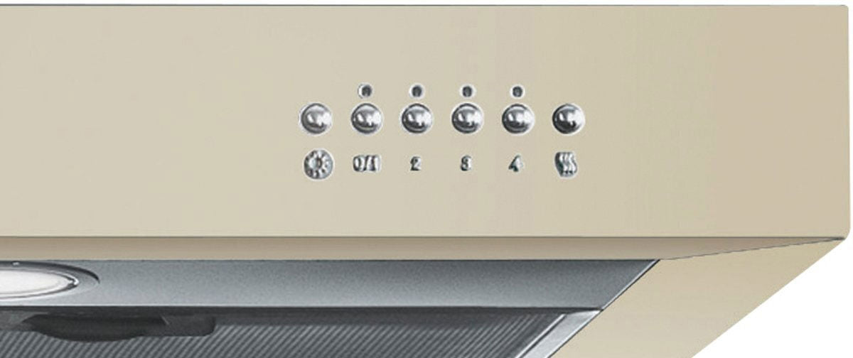 Smeg 110cm Cream Victoria T Shape Canopy Rangehood KSE110AP9