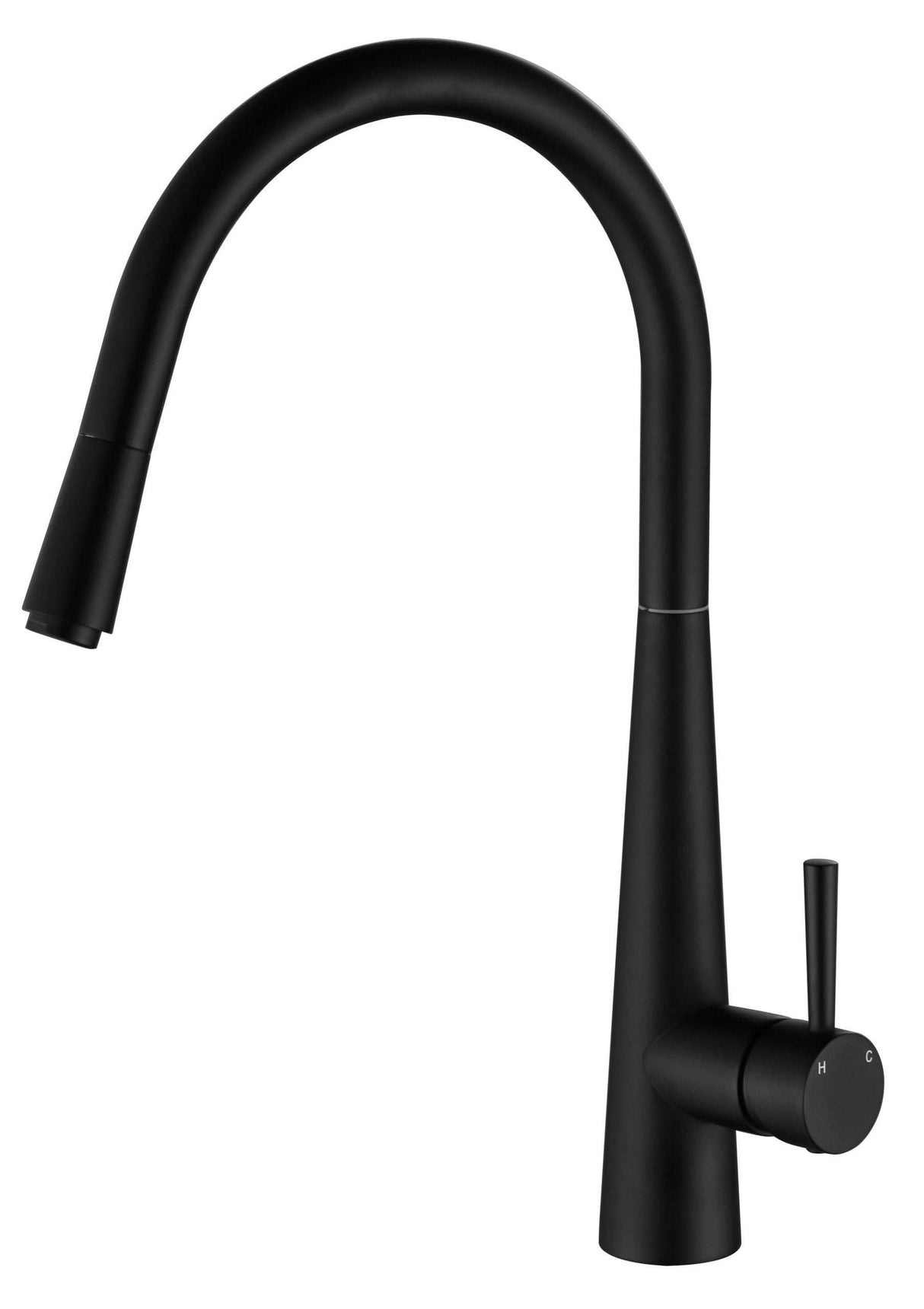 Modern National Kasper Pull Out Kitchen Mixer Tap Matte Black KSP0057BK