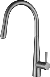 Modern National Kasper Pull Out Kitchen Mixer Tap Brushed Nickel KSP0057BN