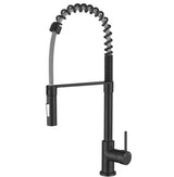 Modern National Kasper Spring Kitchen Mixer Tap Matte Black KSP0058BK