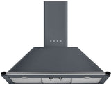 Smeg 90cm Victoria Aesthetic Canopy Rangehood Slate Grey KT90GRE