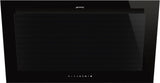 Smeg Linea 90cm Vertical Rangehood Black KV194B3